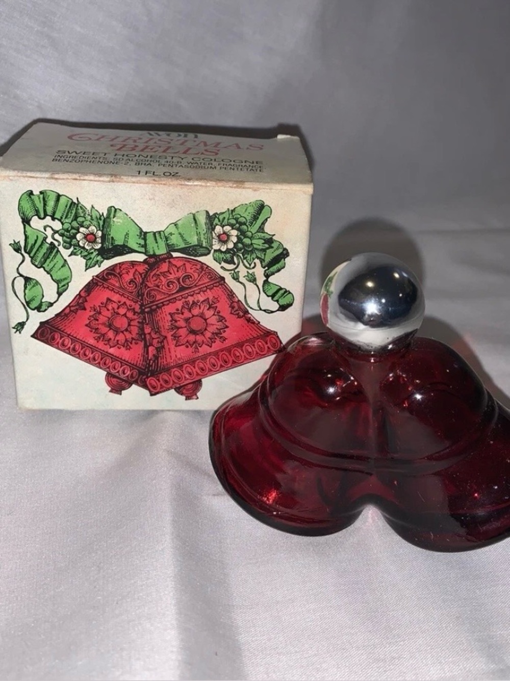 Sweet Christmas Red Holiday Bottle by Avon